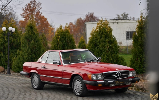 Mercedes-Benz SL cena 119000 przebieg: 267000, rok produkcji 1987 z Głogów Małopolski małe 596